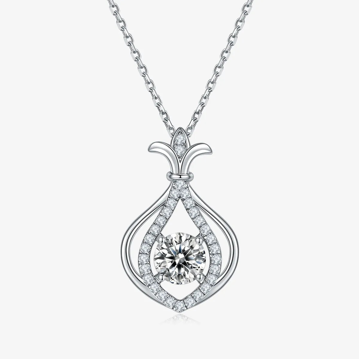 The Liravelle Gemstone Teardrop Necklace - Chantal Vaulet