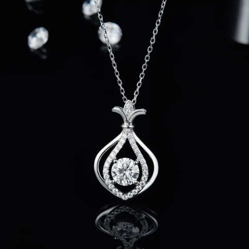 The Liravelle Gemstone Teardrop Necklace - Chantal Vaulet