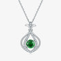 The Liravelle Gemstone Teardrop Necklace - Chantal Vaulet