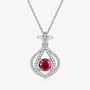 The Liravelle Gemstone Teardrop Necklace - Chantal Vaulet