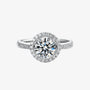 The Liravine Moissanite Halo Ring - Chantal Vaulet