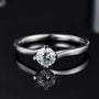 The Livia – Moissanite Solitaire Engagement Ring 0.5CT - Chantal Vaulet