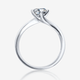 The Livia – Moissanite Solitaire Engagement Ring 0.5CT - Chantal Vaulet