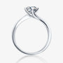 The Livia – Moissanite Solitaire Engagement Ring 0.5CT - Chantal Vaulet