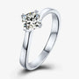 The Livia – Moissanite Solitaire Engagement Ring 0.5CT - Chantal Vaulet