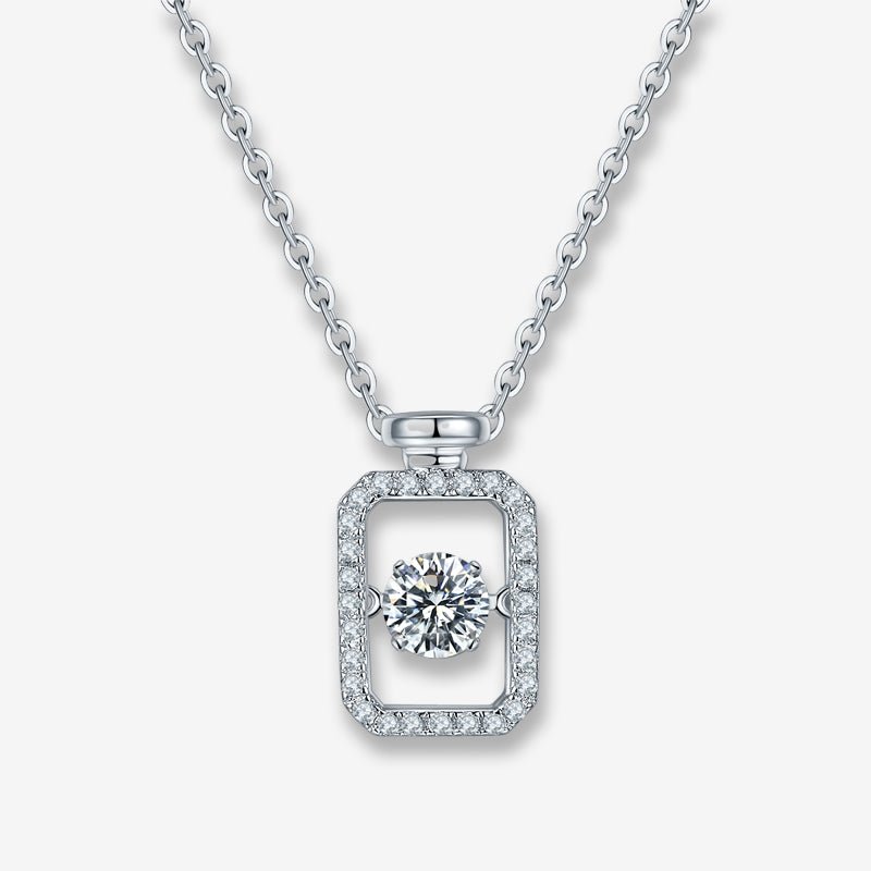 Shop The Loravine Moissanite Dancing Rectangle Necklace today at Chantal Vaulet. Discover stunning jewelry collections, crafted for style and brilliance.