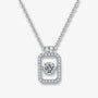 The Loravine Moissanite Dancing Rectangle Necklace - Chantal Vaulet