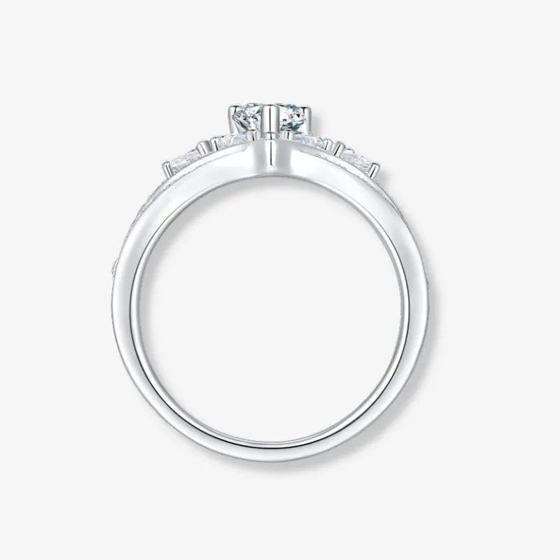 The Lorellia Moissanite Crown Ring - Chantal Vaulet