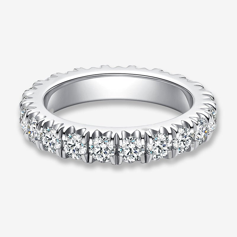 Shop The Lorena Moissanite Prong-Set Eternity Band today at Chantal Vaulet. Discover stunning jewelry collections, crafted for style and brilliance.