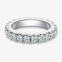 The Lorena Moissanite Prong-Set Eternity Band - Chantal Vaulet
