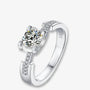 The Lorentia Moissanite Pavé Ring - Chantal Vaulet