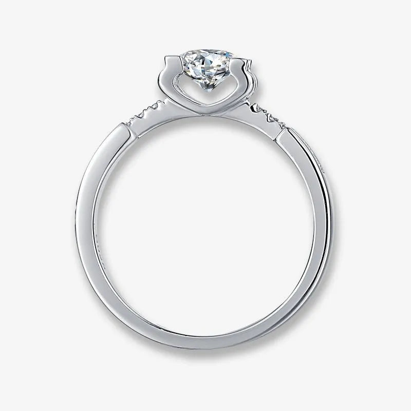 The Lorentia Moissanite Pavé Ring - Chantal Vaulet