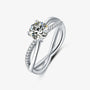 The Lorivelle Moissanite Twist Ring - Chantal Vaulet