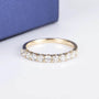 Buy The Luciella 2.5MM Moissanite or Lab Diamond Half Eternity Ring for only €795.00 at Chantal Vaulet!