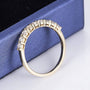 Buy The Luciella 2.5MM Moissanite or Lab Diamond Half Eternity Ring for only €795.00 at Chantal Vaulet!