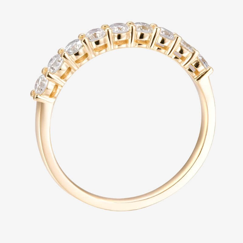 Buy The Luciella 2.5MM Moissanite or Lab Diamond Half Eternity Ring for only €795.00 at Chantal Vaulet!