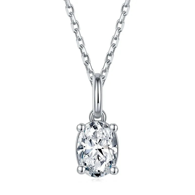 The Luna Moissanite Necklace - Chantal Vaulet