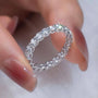 The Lunessia 3.5MM Round Eternity Ring - Chantal Vaulet