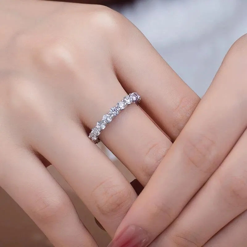The Lunessia 3.5MM Round Eternity Ring - Chantal Vaulet