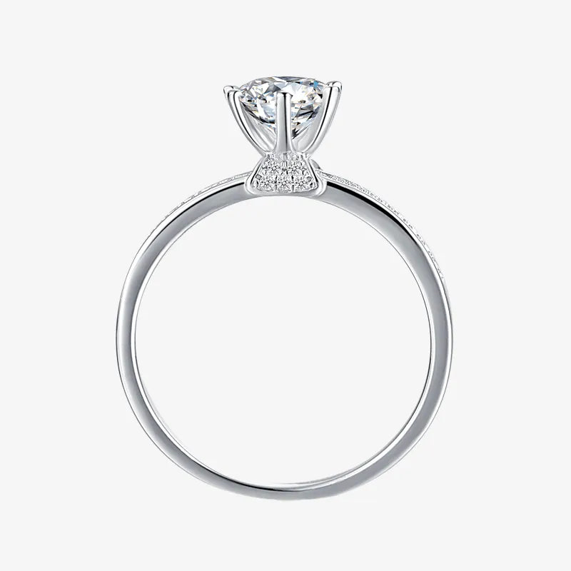 The Luvianne Moissanite Pavé Ring - Chantal Vaulet