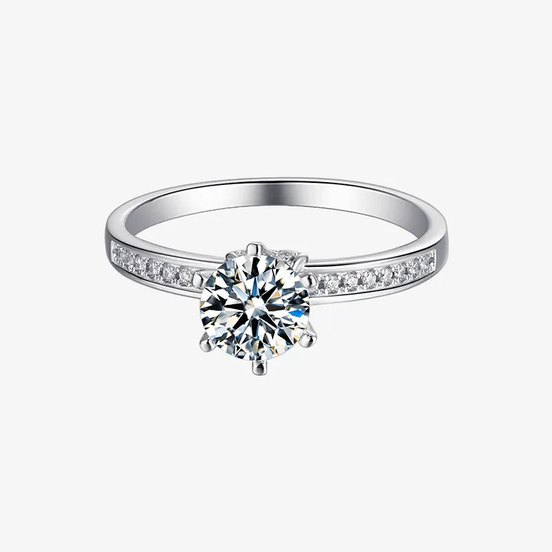 The Luvianne Moissanite Pavé Ring - Chantal Vaulet