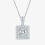 The Lyravella Moissanite Halo Necklace - Chantal Vaulet