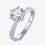 The Lysandra – Moissanite Ring 2CT - Chantal Vaulet
