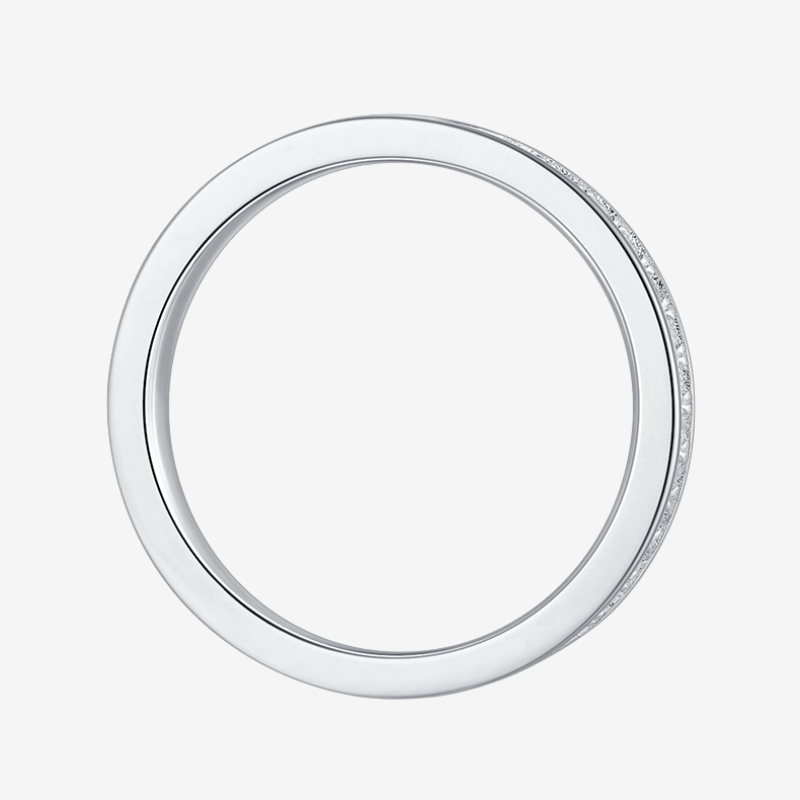 The Milara Moissanite Channel-Set Eternity Band - Chantal Vaulet