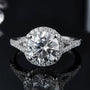 Shop The Miralys Round Moissanite Ring (1.5CT, 2CT, 3CT) today at Chantal Vaulet. Discover stunning jewelry collections, crafted for style and brilliance.