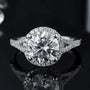 The Miralys Round Moissanite Ring (1.5CT, 2CT, 3CT) - Chantal Vaulet