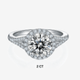 Shop The Miralys Round Moissanite Ring (1.5CT, 2CT, 3CT) today at Chantal Vaulet. Discover stunning jewelry collections, crafted for style and brilliance.