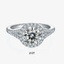 The Miralys Round Moissanite Ring (1.5CT, 2CT, 3CT) - Chantal Vaulet