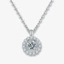 The Novalisse Moissanite Dancing Halo Necklace - Chantal Vaulet