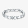 The Octavia Moissanite Hexagon Eternity Band - Chantal Vaulet