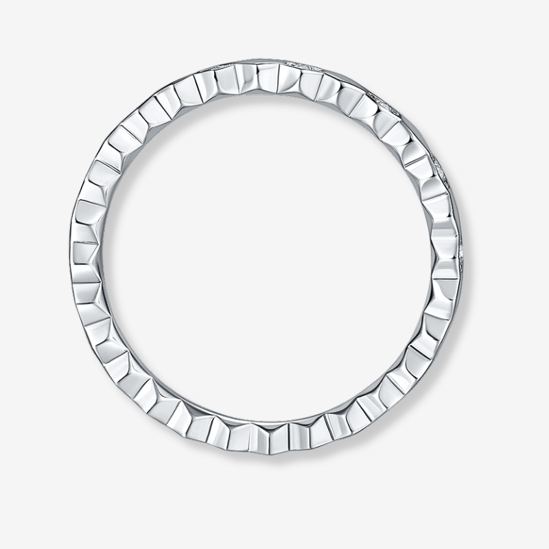 Shop The Octavia Moissanite Hexagon Eternity Band today at Chantal Vaulet. Discover stunning jewelry collections, crafted for style and brilliance.