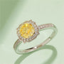The Orliana Moissanite Halo Ring - Chantal Vaulet