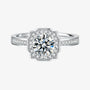 The Orliana Moissanite Halo Ring - Chantal Vaulet