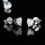 The Rhea Heart-Cut Moissanite Earrings - Chantal Vaulet