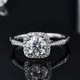 The Rosalyn Moissanite Halo Ring - Chantal Vaulet