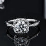 The Rosalyn Moissanite Halo Ring - Chantal Vaulet