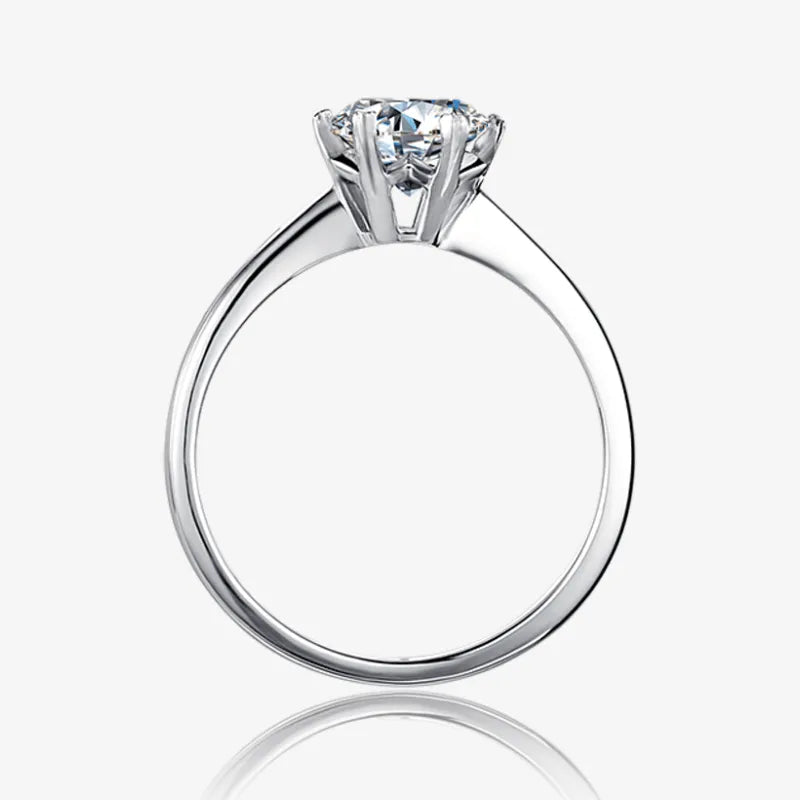 The Selene – Moissanite Solitaire Engagement Ring 1CT - Chantal Vaulet