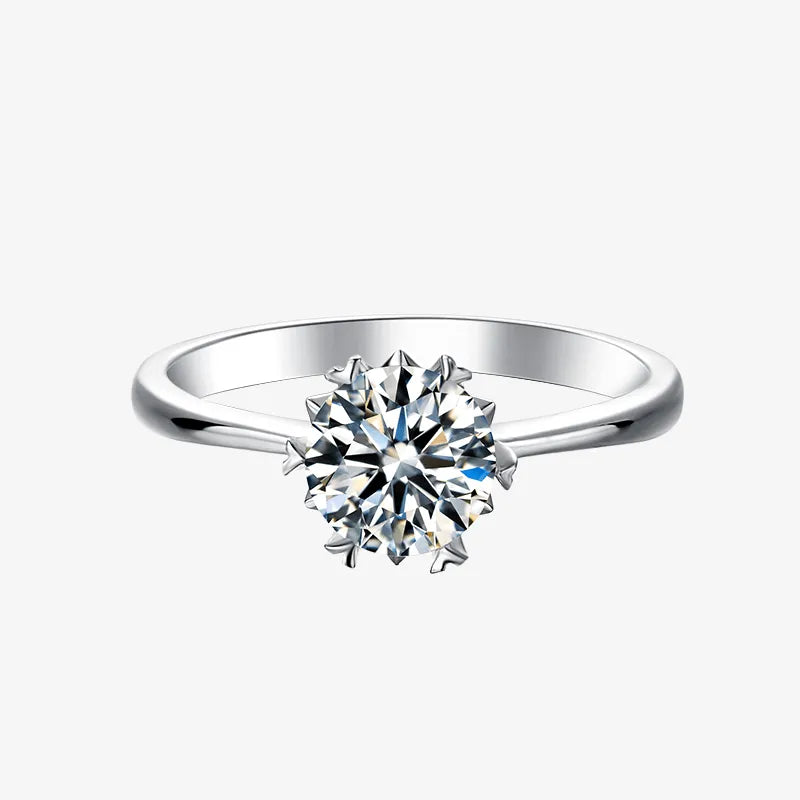 The Selene – Moissanite Solitaire Engagement Ring 1CT - Chantal Vaulet