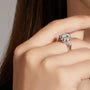 The Selmara 1CT Round-Cut Moissanite Ring - Chantal Vaulet