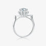 The Selmara 1CT Round-Cut Moissanite Ring - Chantal Vaulet