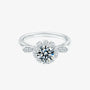 The Selmara 1CT Round-Cut Moissanite Ring - Chantal Vaulet