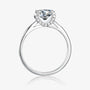 The Seraphine – Moissanite Side-Stone Engagement Ring 1CT - Chantal Vaulet