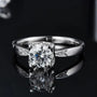 The Seraphine – Moissanite Side-Stone Engagement Ring 1CT - Chantal Vaulet
