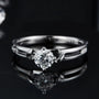 The Serene Knot – Moissanite 0.5CT Solitaire Ring - Chantal Vaulet