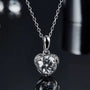 The Serenise Moissanite Heart Accent Necklace - Chantal Vaulet