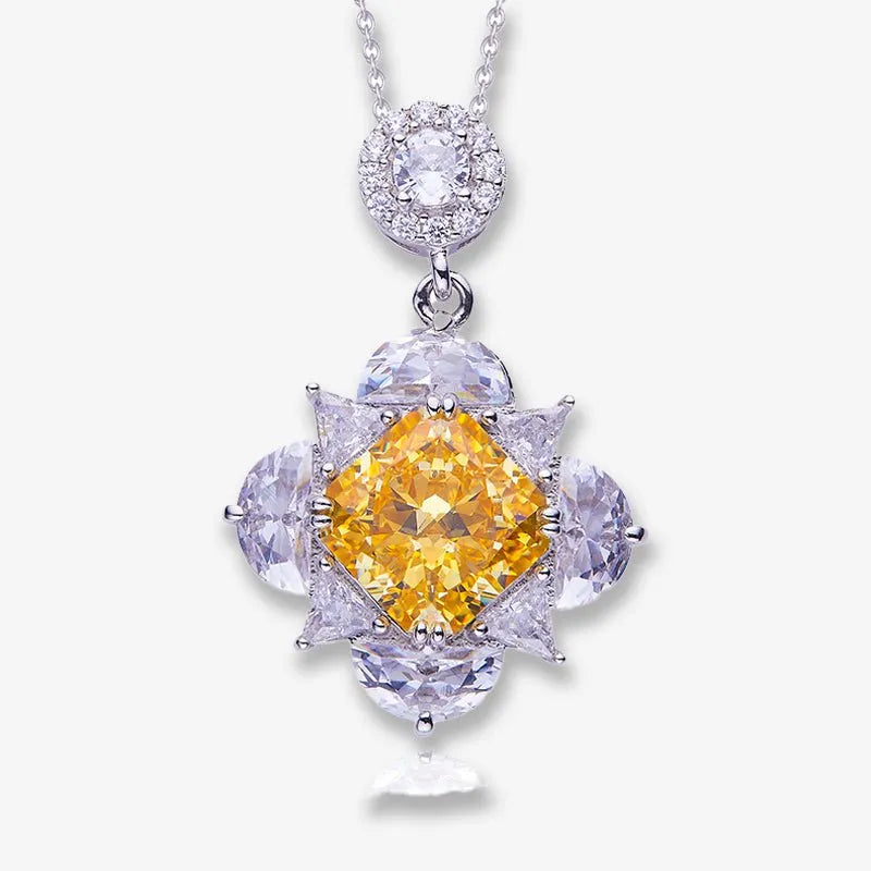 The Serenith Gemstone Floral Necklace - Chantal Vaulet